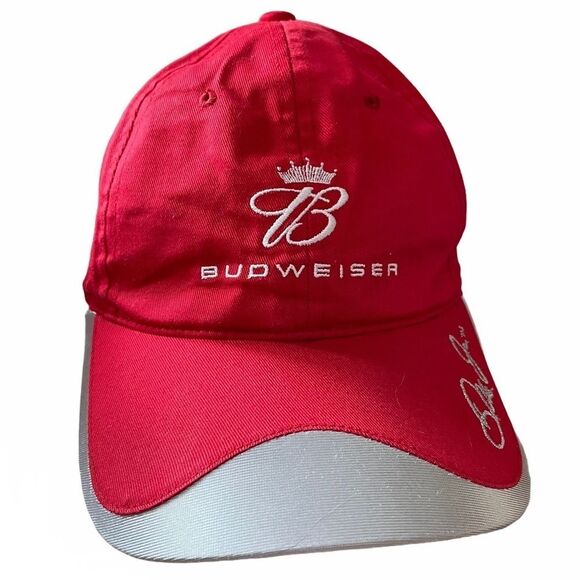 VINTAGE Y2K Winners Circle Budweiser Dale Jr NASCAR Cap Hat - Picture 1 of 8